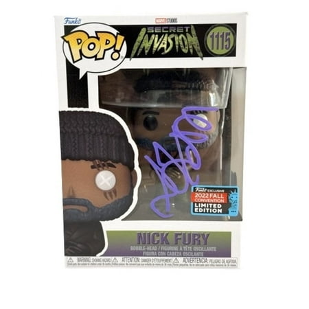 Samuel L Jackson Signed "Nick Fury" #1115 Secret Invasion Funko Pop! Vinyl Figure (Beckett Witness)