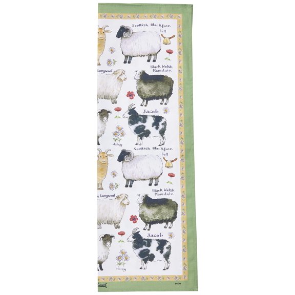 Samuel Lamont Cotton Tea Towel Sheep Breeds