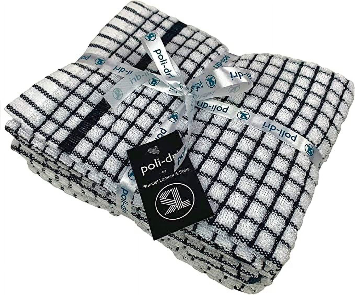 Samuel Lamont Poli-Dri Geschirrtuch 2er Set - 100% Baumwoll-Frottee Mit Kolibri-Design | Ultra-saugfähig