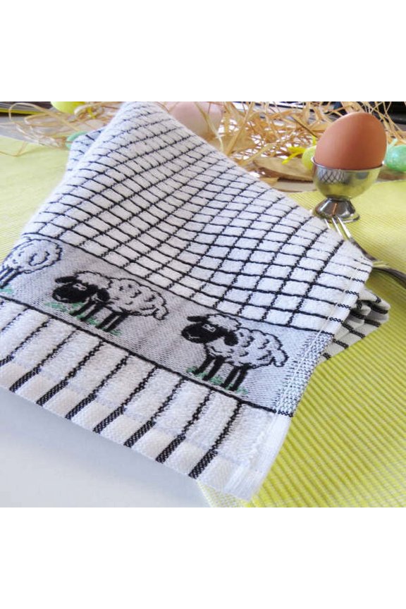 Poli-Dri 3-Piece Kitchen Tea Towel Set 100% Cotton Ultra Absorbent
