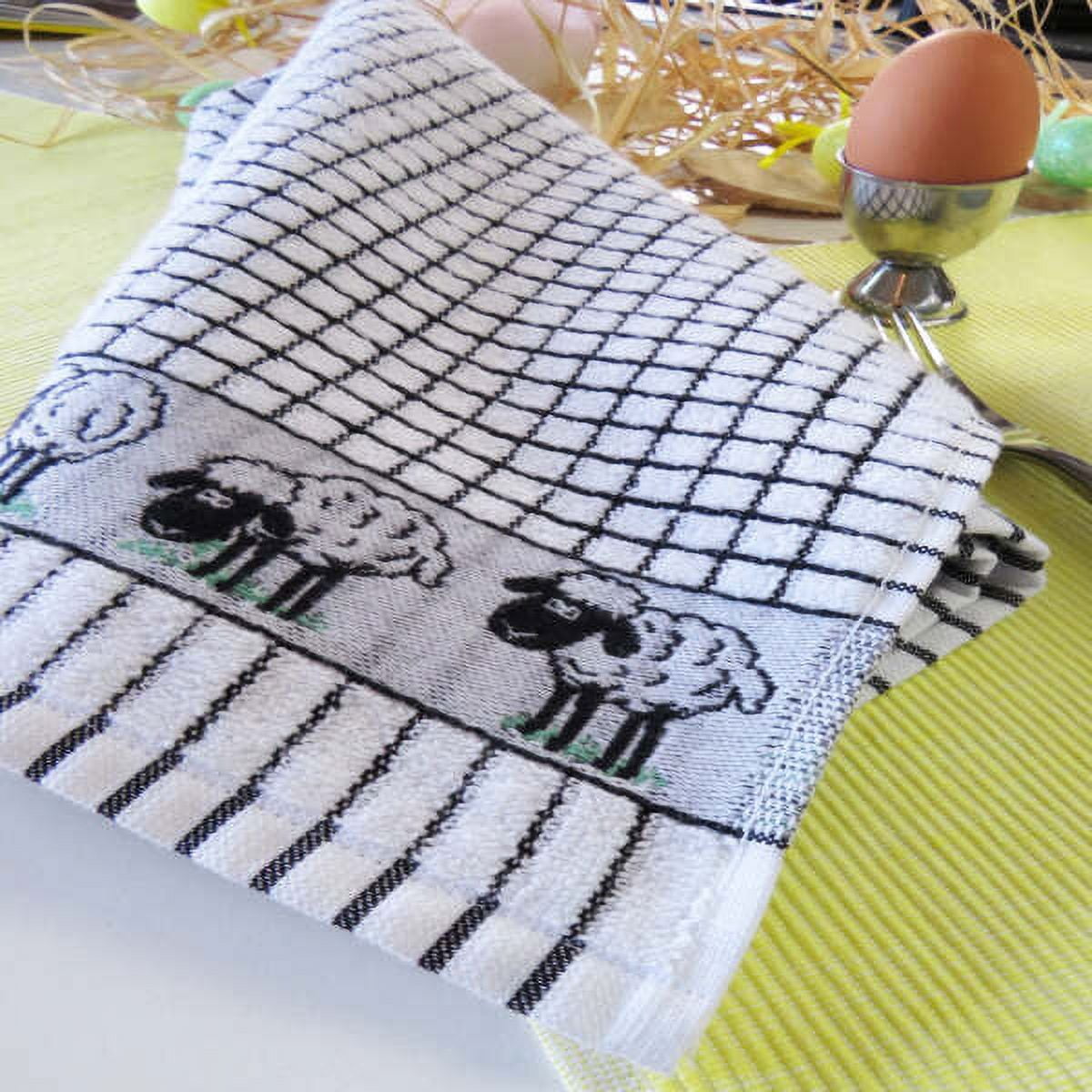 Samuel Lamont Poli Dri Tea Towels - Set of 3 100% Cotton 27.5 x 19 inch (Holly)