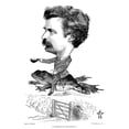 thumbnail image 1 of Samuel Langhorne Clemens N(1835-1910). 'Mark Twain.' American Writer And Humorist. Caricature 1872 By Frederick Waddy., 1 of 1