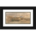 thumbnail image 1 of Samuel Palmer 18x10 Black Ornate Wood Framed Double Matted Museum Art Print Titled - Scene in Wales, 1 of 5