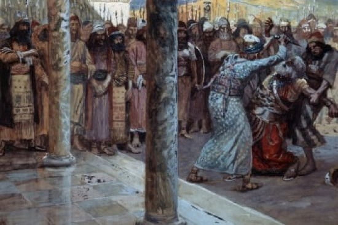 Samuel Slays Aga James Tissot (1836-1902 French) Jewish Museum New York Canvas Art - James Tissot (24 x 36)