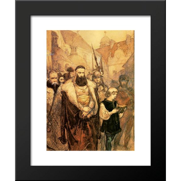Samuel Zborowski 20x24 Framed Art Print by Matejko, Jan