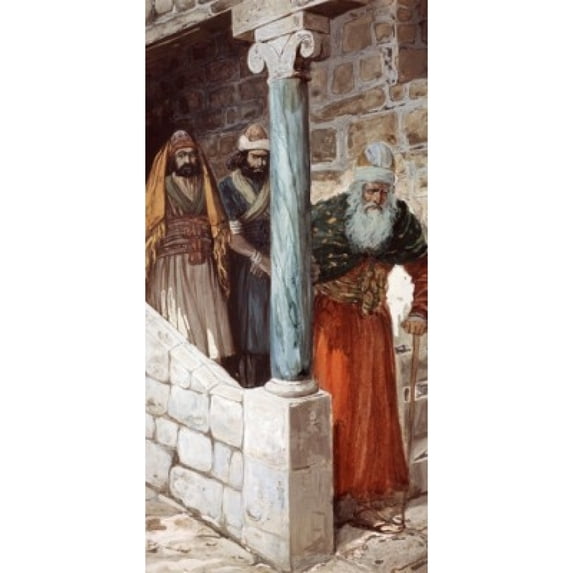 Samuel and his Two Sons James Tissot Jewish Museum New York Poster Print