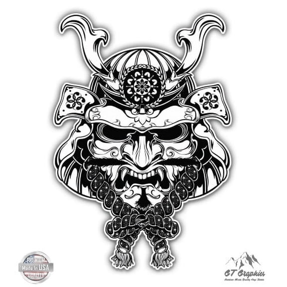Samurai - 12" Vinyl Sticker Waterproof Decal