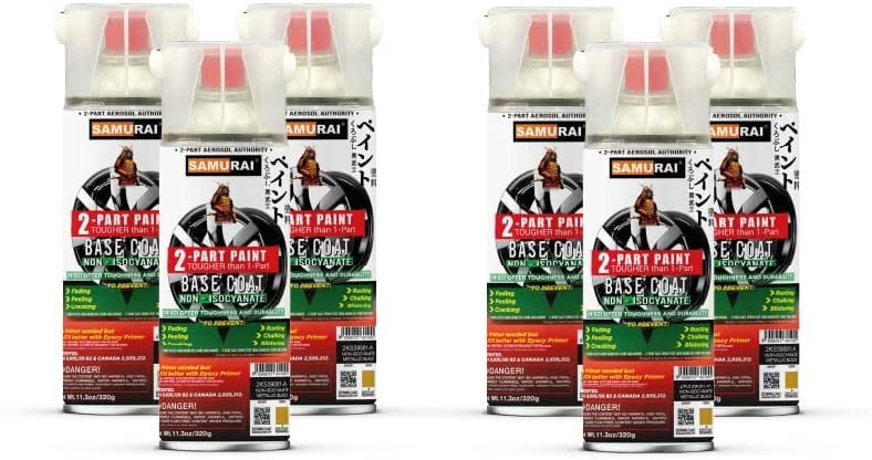 Samurai 2-Part Non-Isocyanate (NISO) Spray Paint Base Coat for High ...