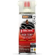 Samurai 2-Part Spray Paint for Car Exhaust Pipe - High Heat Black, Pack of 1 Can