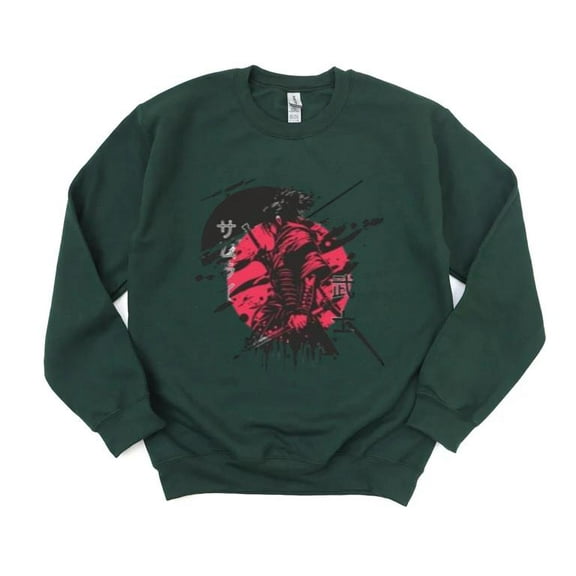 Samurai 2025 Japanese Warrior Bushido Katana Future Art Sweatshirt, for men & women, up to size 5XL
