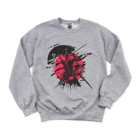 Samurai 2025 Japanese Warrior Bushido Katana Future Art Sweatshirt, for men & women, up to size 5XL
