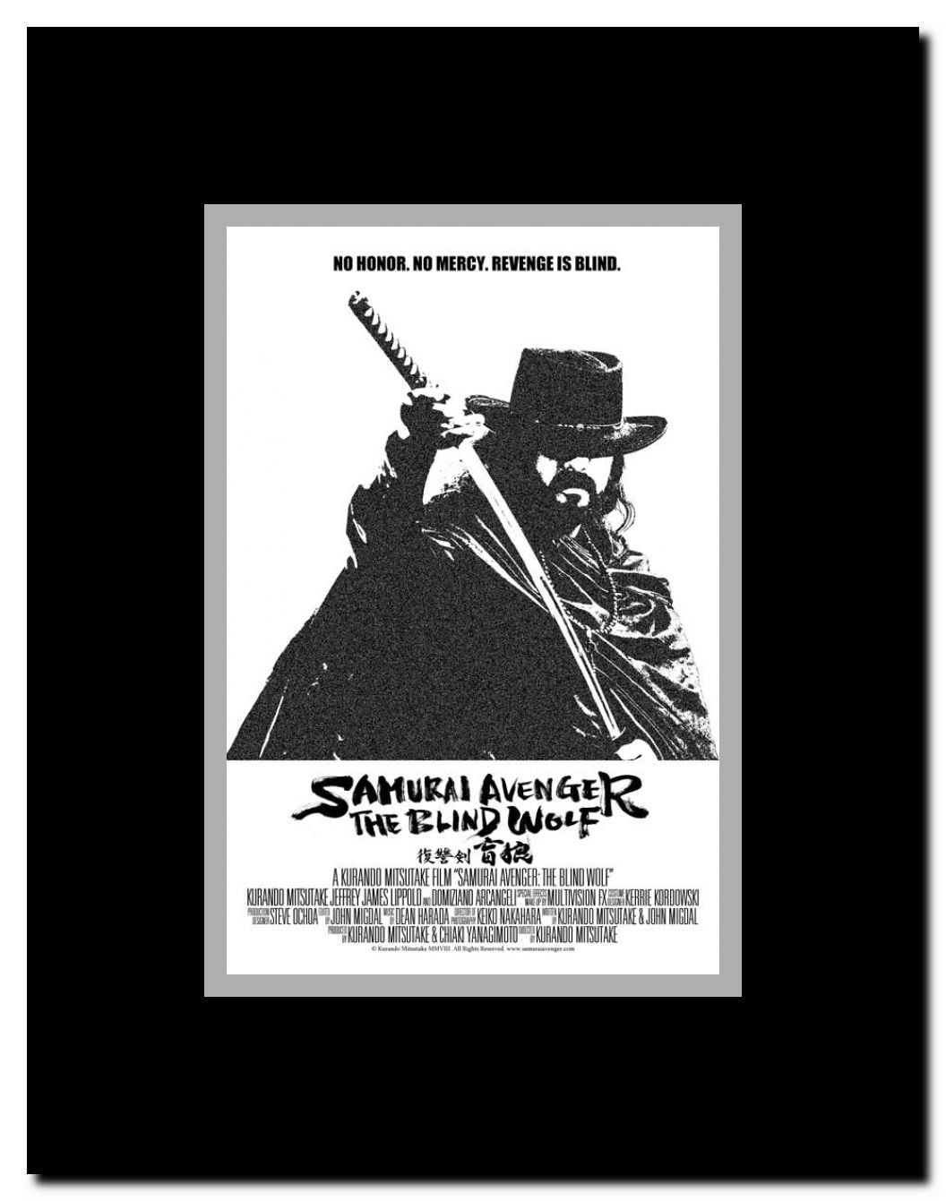Samurai Avenger: The Blind Wolf Framed Movie Poster