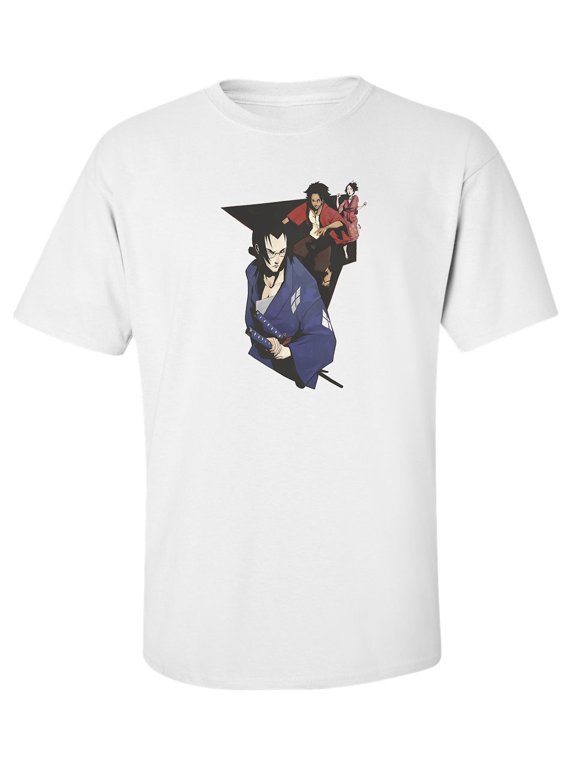 Samurai Champloo Anime Manga Dope White Printed Cotton Men's T-shirt Tee Top