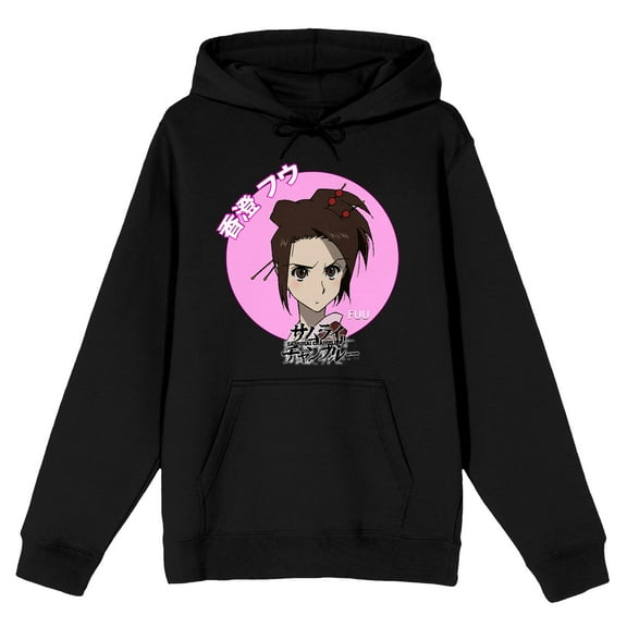 Samurai Champloo Fuu Circle Logo Men's Black Sweatshirt-XS