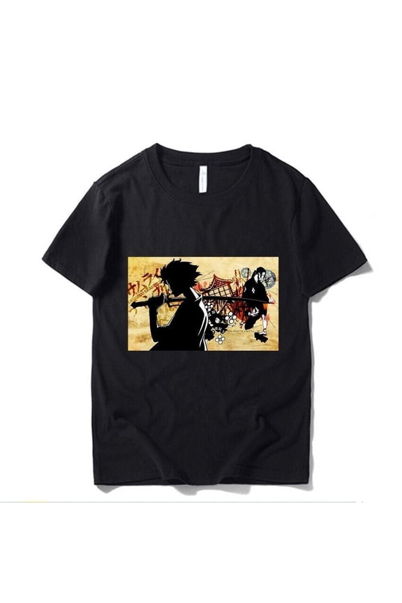 Samurai Champloo Mugen Jin Printed Unisex T-Shirts 100% Cotton