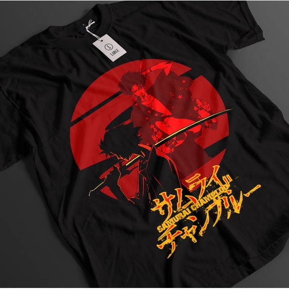 Samurai Champloo Shirt Mugen Tshirt Jin T-Shirt Fuu Top Sara Warrior ...