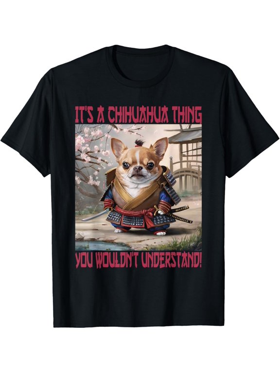 Samurai Chihuahua Thing Dog T-Shirt