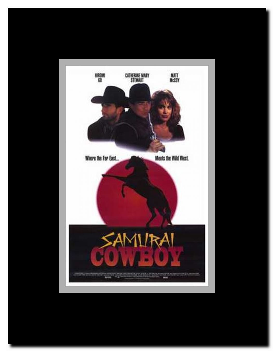 Samurai Cowboy Framed Movie Poster