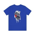thumbnail image 1 of Samurai In Attacking Stance Japanese Flag T-Shirt, 1 of 9