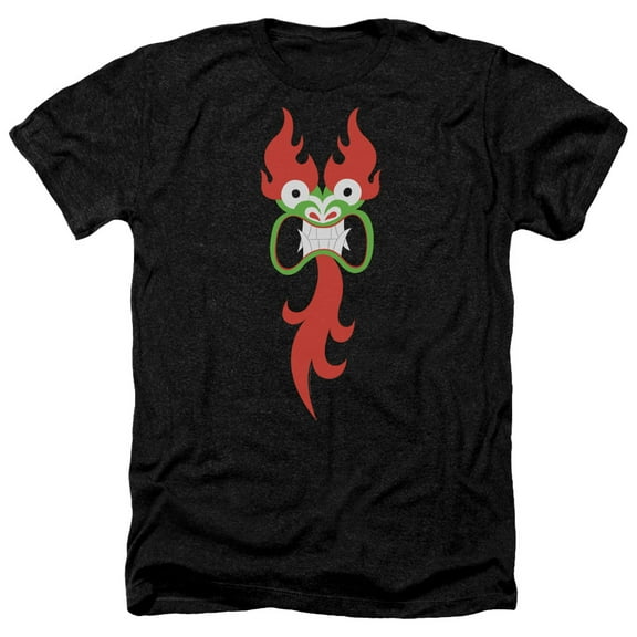 Samurai Jack - Aku Face - Heather Short Sleeve Shirt - X-Large