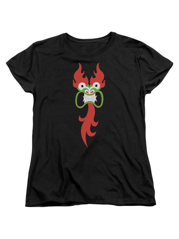Samurai Jack Aku Face S/S Women'S T-Shirt Black