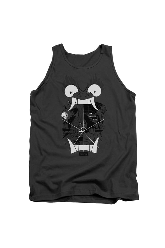 Samurai Jack Divisive Adult Tank Top Charcoal