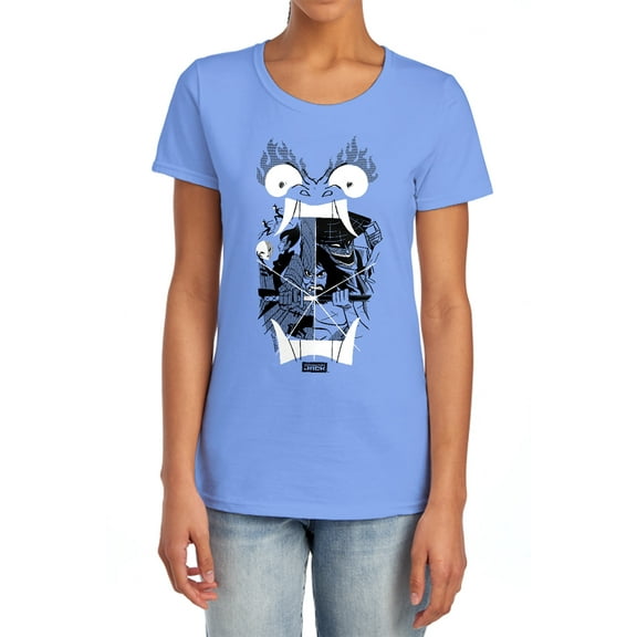 Samurai Jack Divisive Women's T Shirt, Carolina Blue, Medium