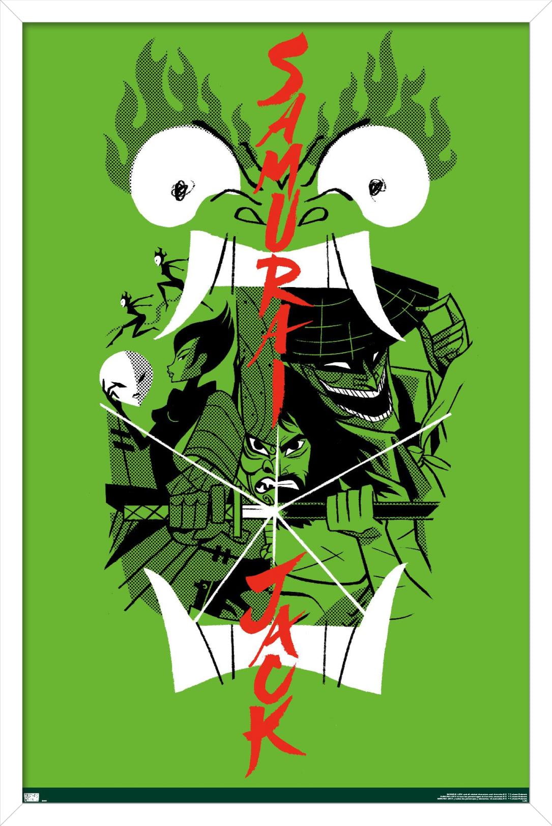 Samurai Jack - Ensemble Wall Poster, 22.375" x 34", Framed