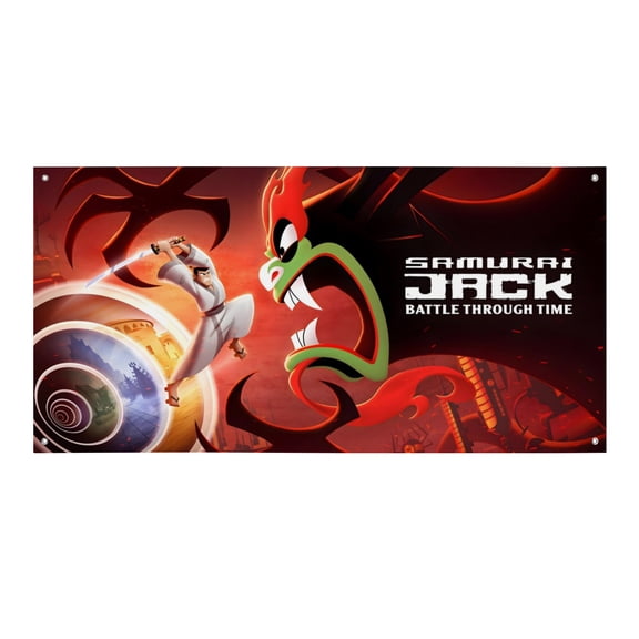 Samurai Jack-Theme Backdrops Banner Birthday Party Decor Supplies Personalized Party Backdrop Decoration,5x3ft150x90cm
