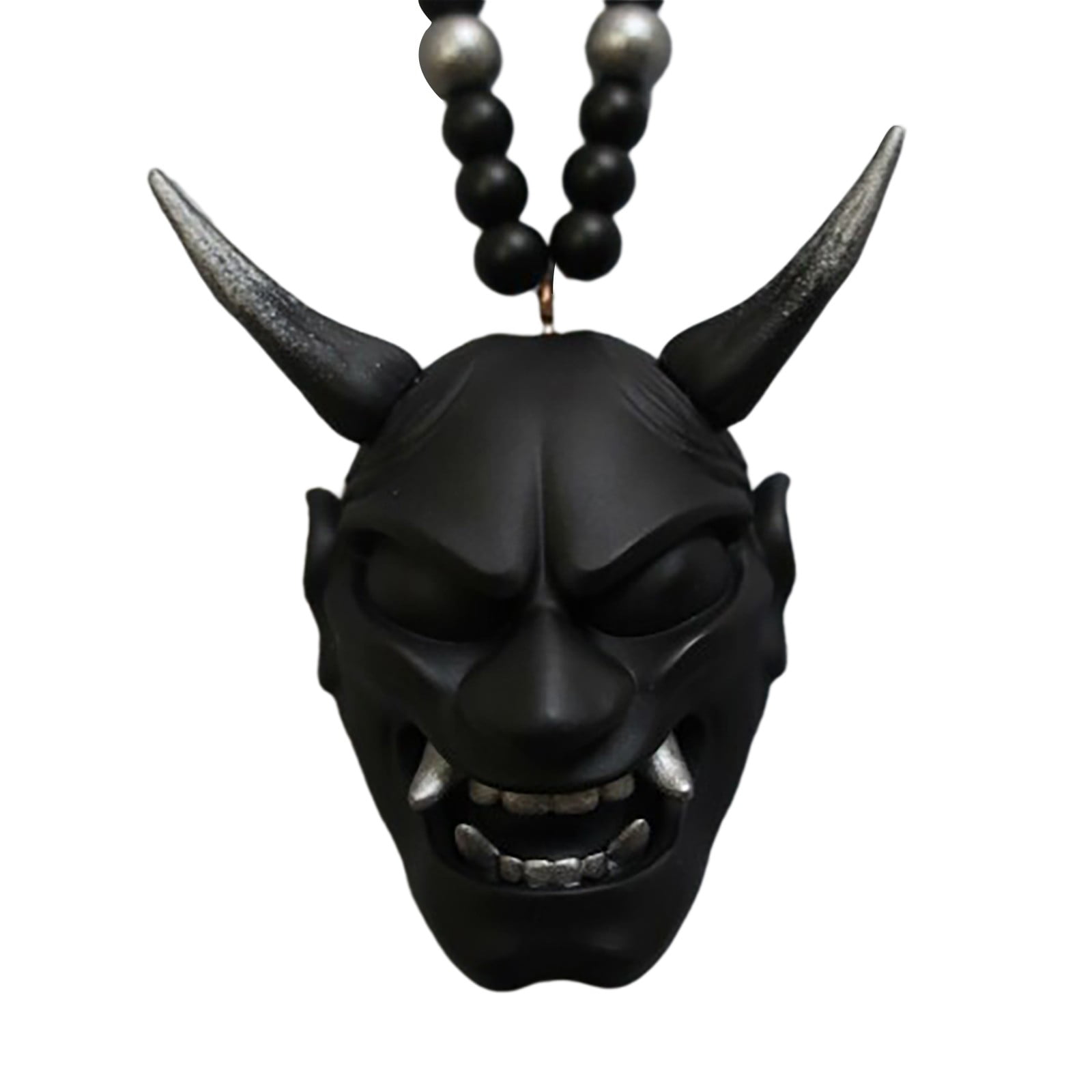 SamuraiKabuto Helmet / Hannya Japanese Oni Car Rear View Mirror Charm