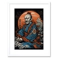thumbnail image 1 of Samurai Master Old School USA Tattoo Ink Body Art Rockabilly Americana 50s Artwork Framed Wall Art Print 9X7 Inch, 1 of 5
