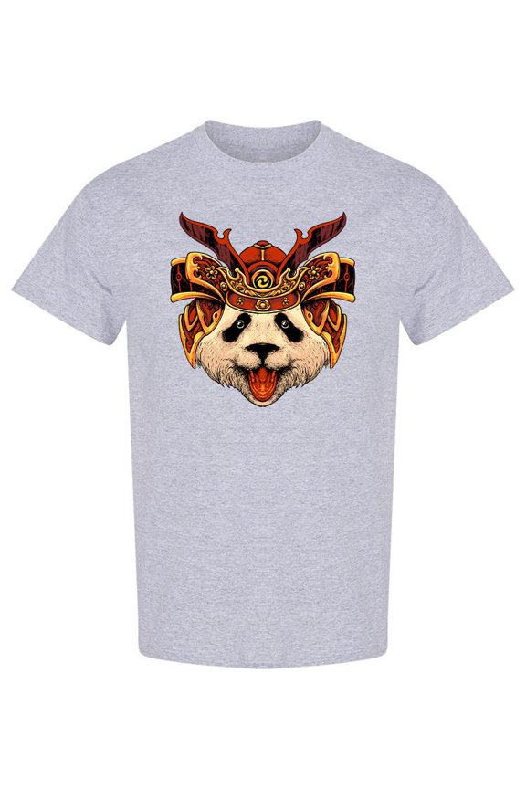 Samurai Panda Design T-Shirt Men -Image by Shutterstock, Male Large