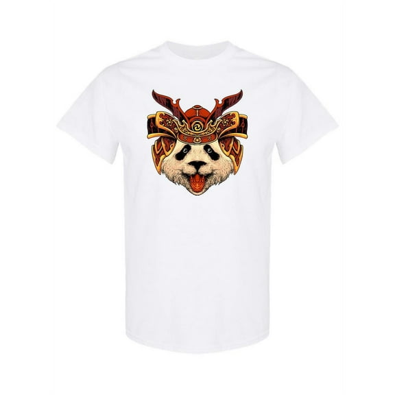 Samurai Panda Design T-Shirt Men -Image by Shutterstock, Male Medium