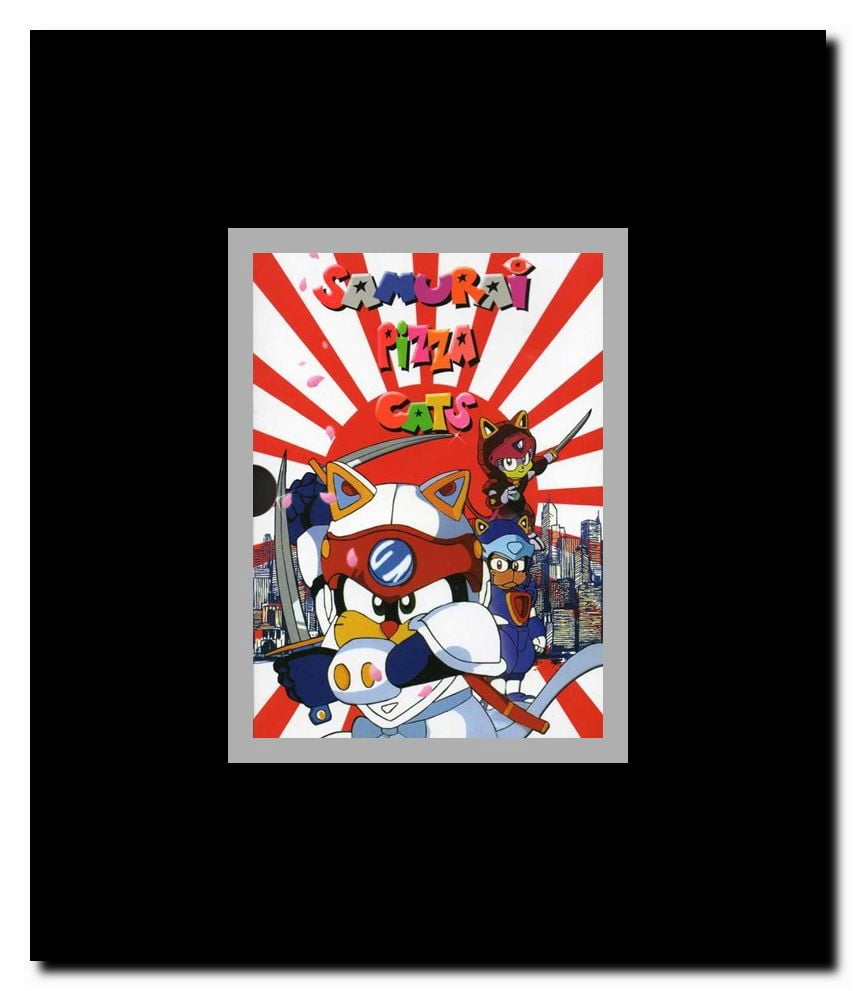 Samurai Pizza Cats Framed Movie Poster