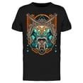 thumbnail image 1 of Samurai Saber Tooth Tiger Symbol T-Shirt Men -Image by Shutterstock, Male 3X-Large, 1 of 2