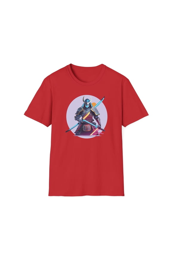 Samurai Shirt Unisex Gildan Softstyle Tee 100 Percent Cotton Lightweight Comfort