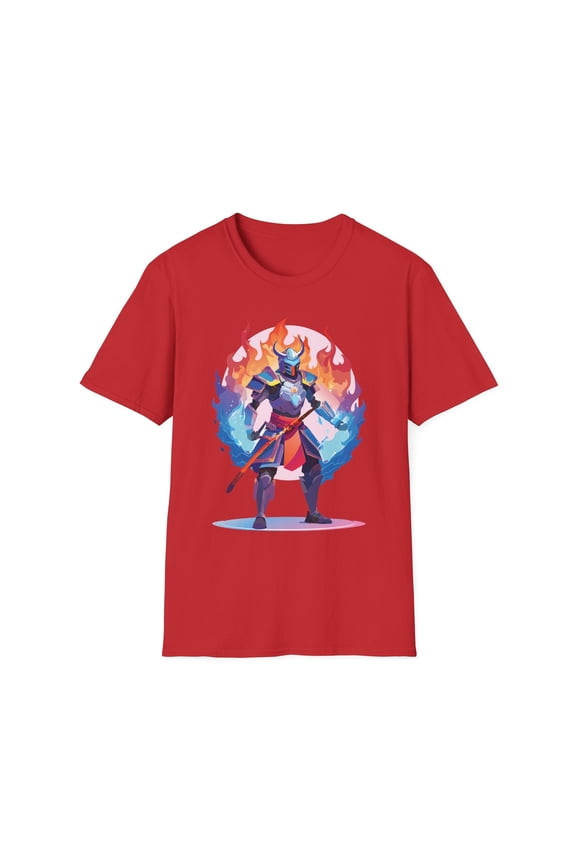 Samurai Shirt Unisex Gildan Softstyle 64000 Tee 100 Percent Cotton Comfortable Tee