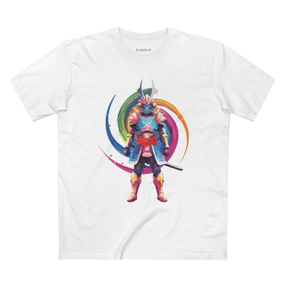 Samurai Graphic Unisex 100 Cotton Staple Tee 36