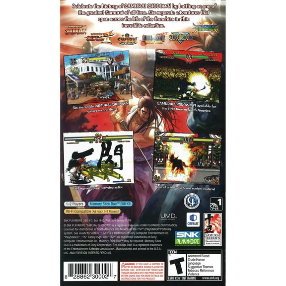 Samurai Shodown Anthology - Sony PSP