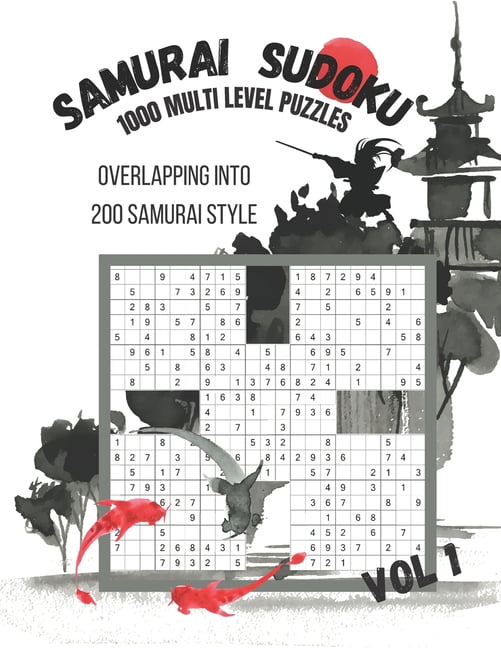 Sudoku and Large Size Puzzles: Adult puzzles. Big Samurai and
