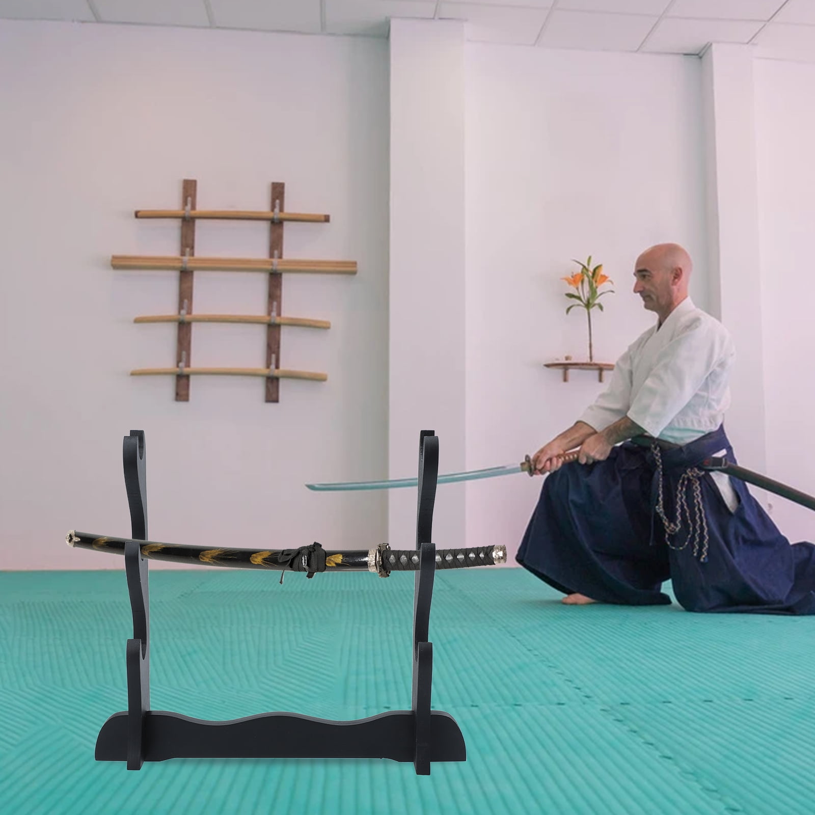 Samurai Swords Storage Rack Display Rack Swords Collection Stand Flute