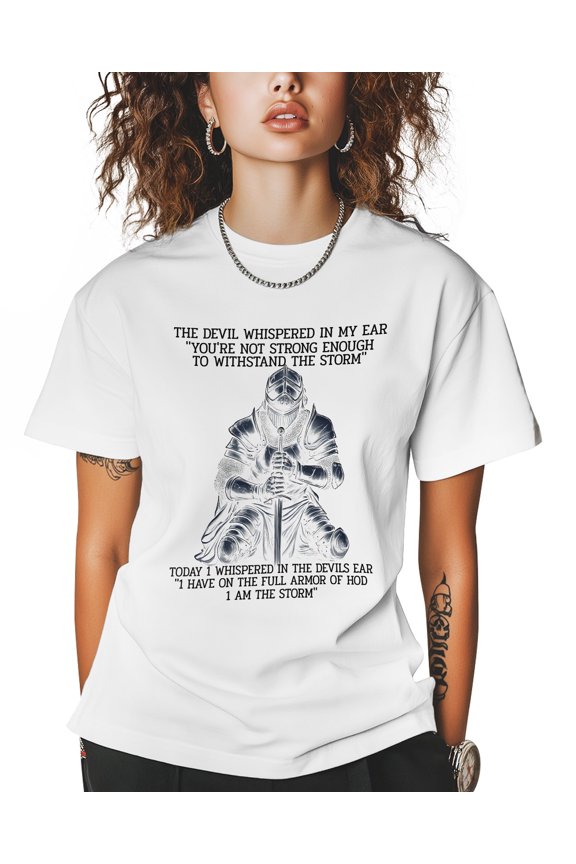 Samurai T Shirts for Women Short Sleeve Cotton Crewneck T-Shirt Hand Painted Tee Tops Casual Basic T-Shirts, XS-5XL White XS