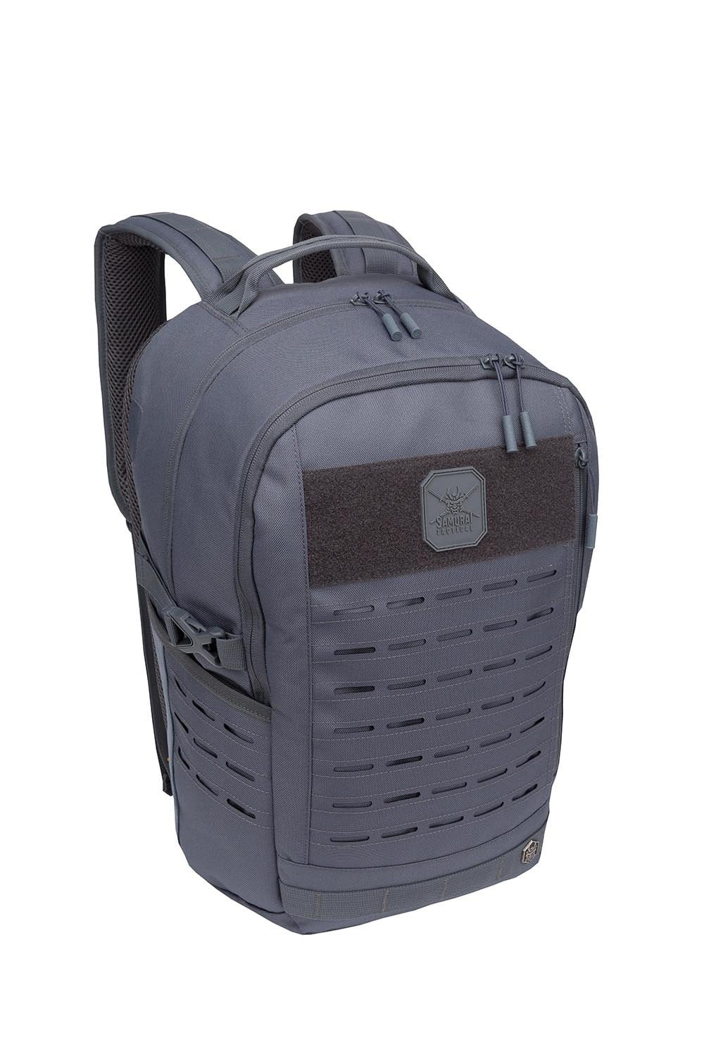 Samurai Tactical Kote Day Backpack (Black) (Black) (Turbulence Blue ...