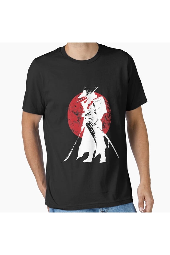 Samurai Warrior Sword Retro Japanese Martial Arts Unisex T-Shirt, up to size 5XL