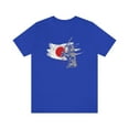 thumbnail image 1 of Samurai With Japan Flag T-Shirt, 1 of 9