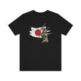 thumbnail image 1 of Samurai With Japan Flag T-Shirt, 1 of 9