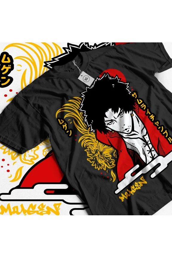 Samurai Champloo T-Shirt Mugen Fuu Jin Anime Tee Kariya Kagetoki Shirt