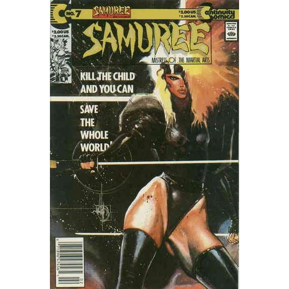 Samuree (1st Series) #7 VF ; Continuity Comic Book