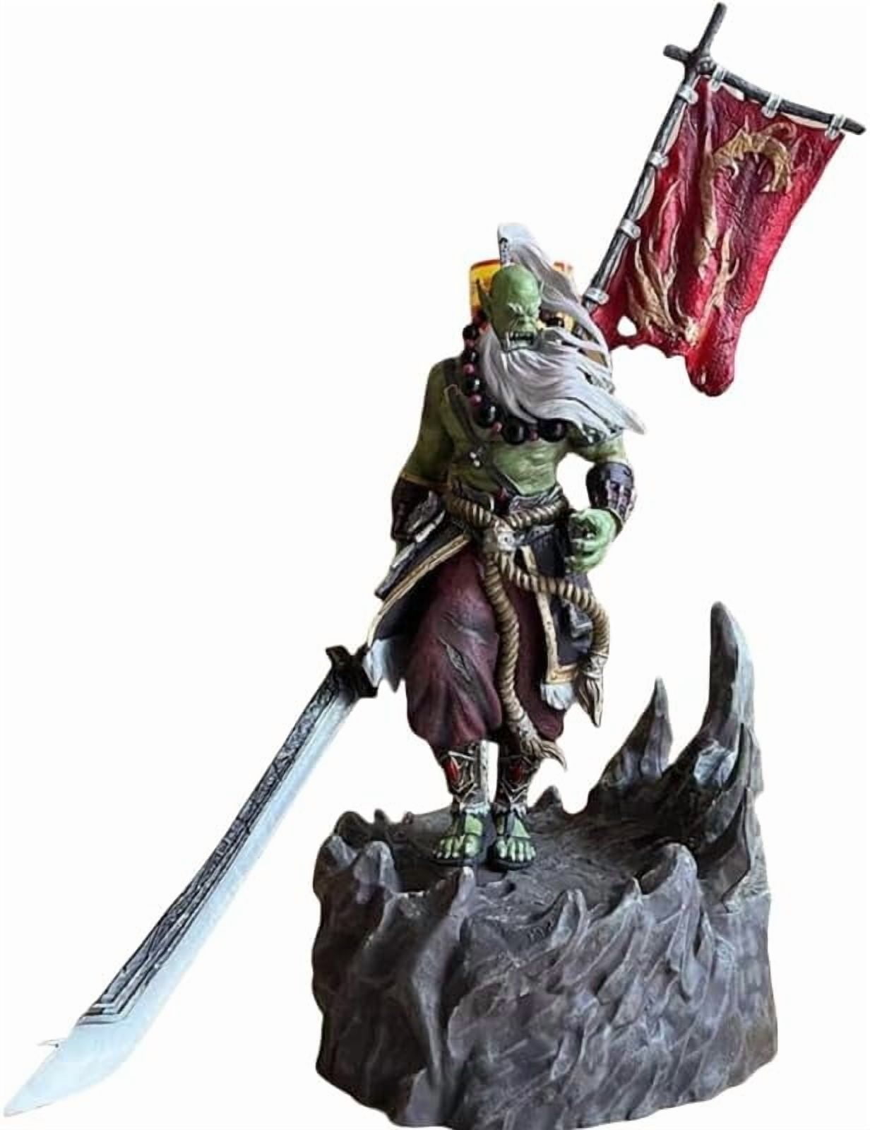 Samuro Figure, Take The Sword Blademaster Samuro Anime Figures 40cm/15.7inch PVC Character Figurine Model Collectible Handicrafts for Anime Fans Gift