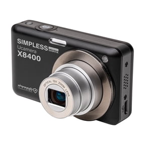 Samvix Kosher Digital Camera with 12x Optical Zoom UCamera X8400 4K Ultra HD Video 48MP CMOS Sensor Autofocus Image Stabilization and Micro SD Slot (Black)